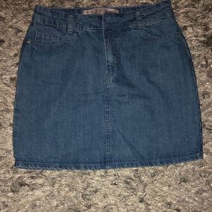 Jean Mini Skirt